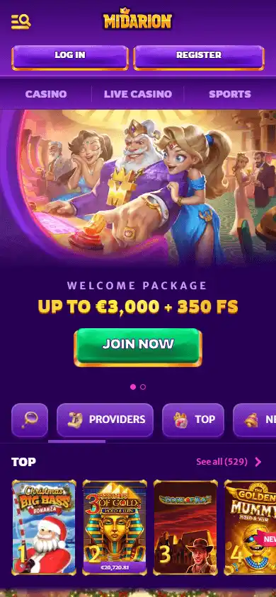Midarion Casino screenshot 4
