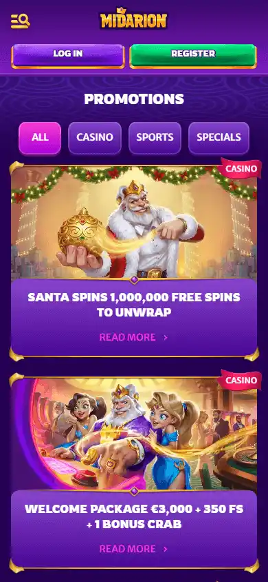 Midarion Casino screenshot 6