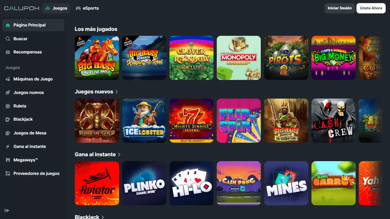 Midnite Casino screenshot 1