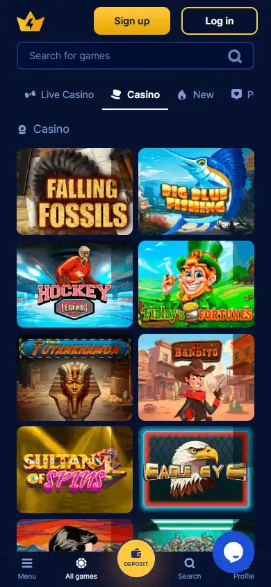 Mighty Luck Casino screenshot 5