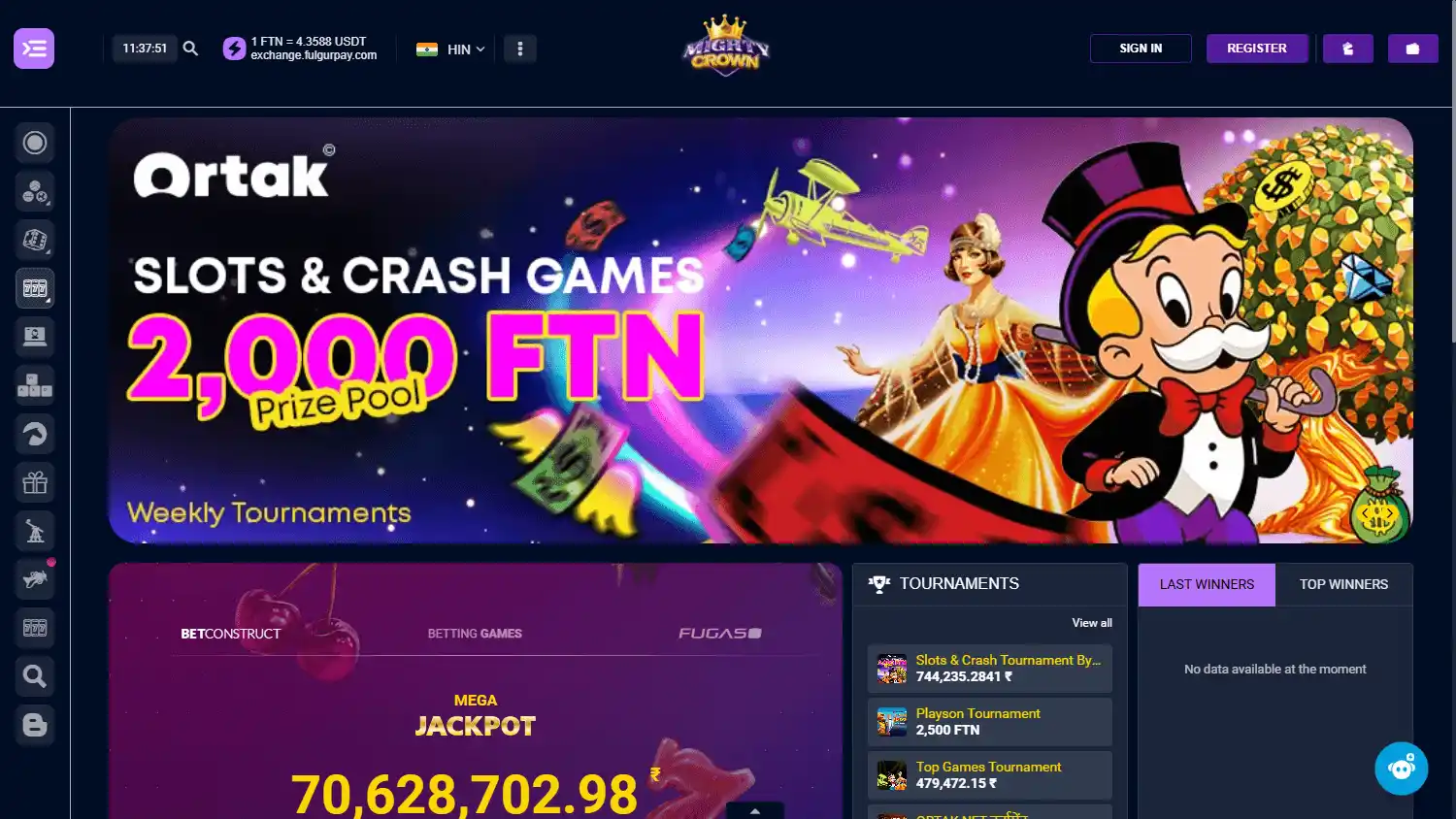 Mightycrown Casino screenshot 2