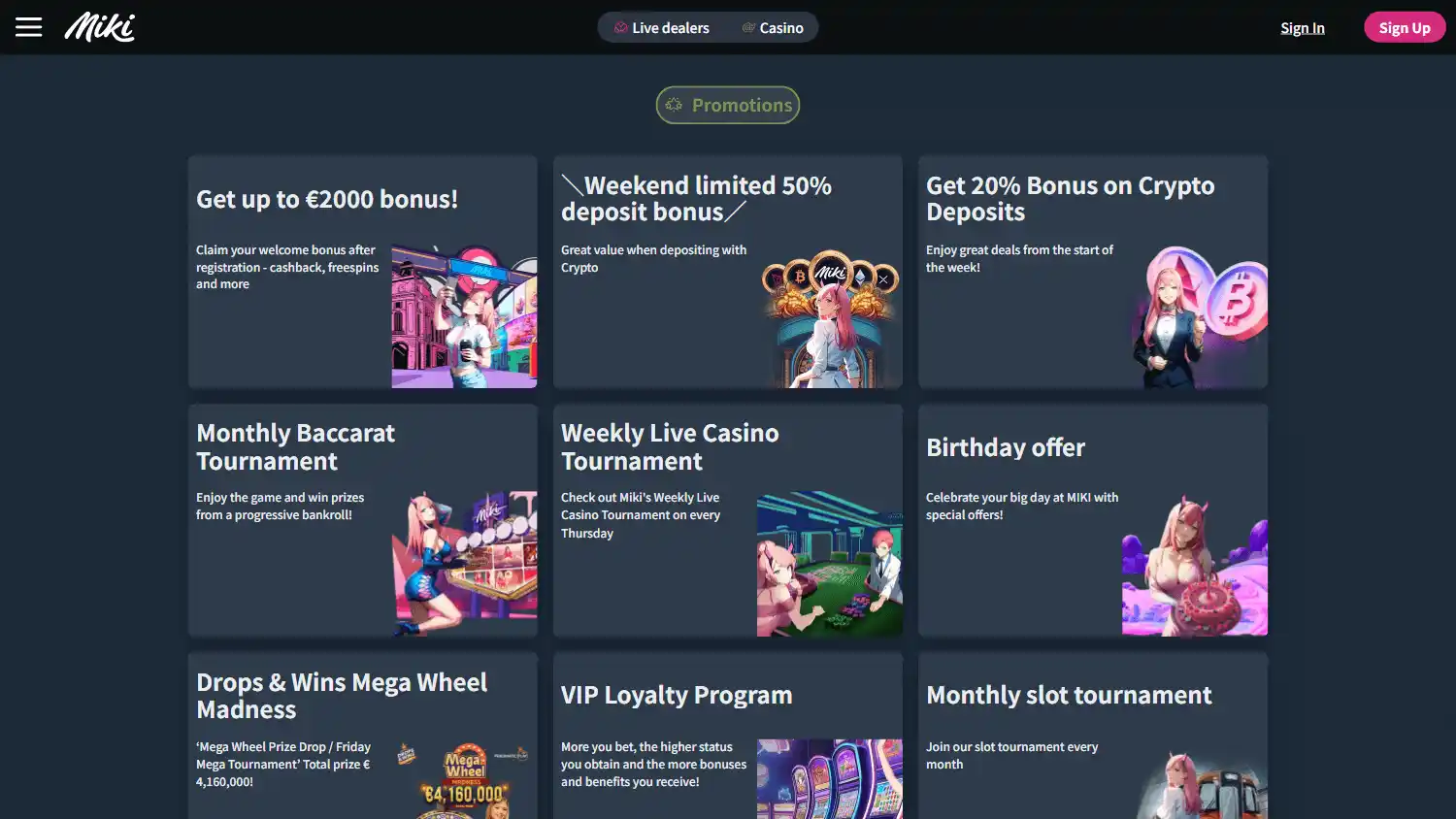 Miki Casino screenshot 3