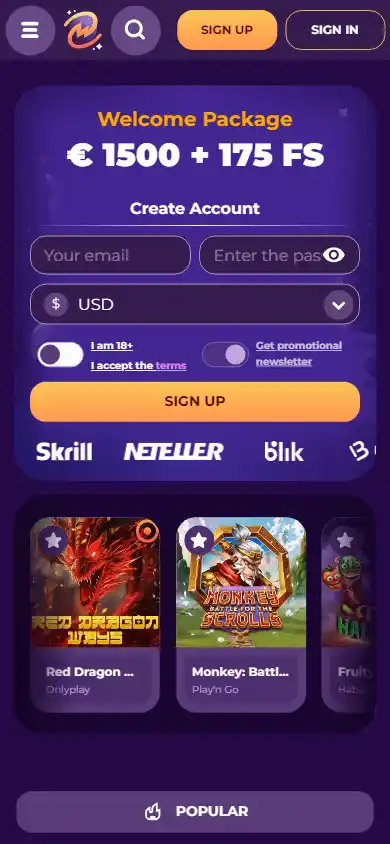 MilkyWay Casino screenshot 4