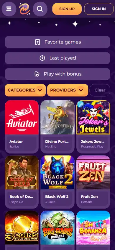 MilkyWay Casino screenshot 5
