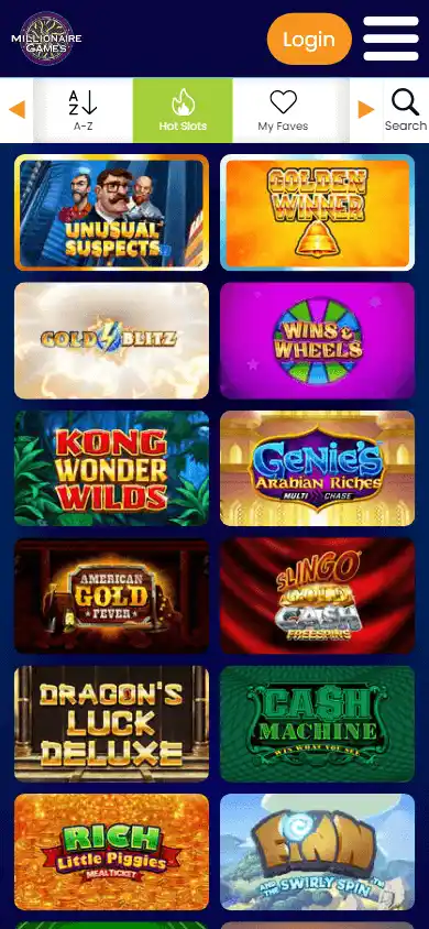 Millionaire Games Casino screenshot 5