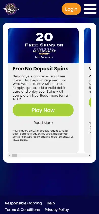 Millionaire Games Casino screenshot 6