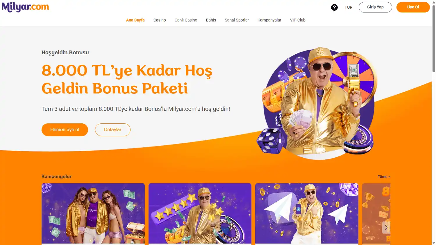 Milyar Casino screenshot 1