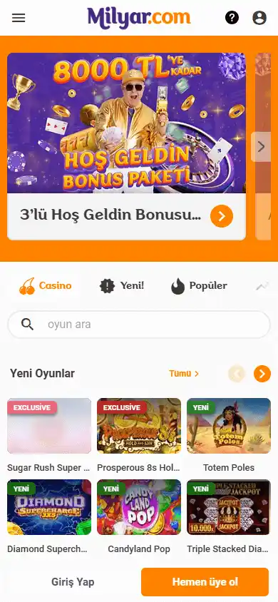 Milyar Casino screenshot 5