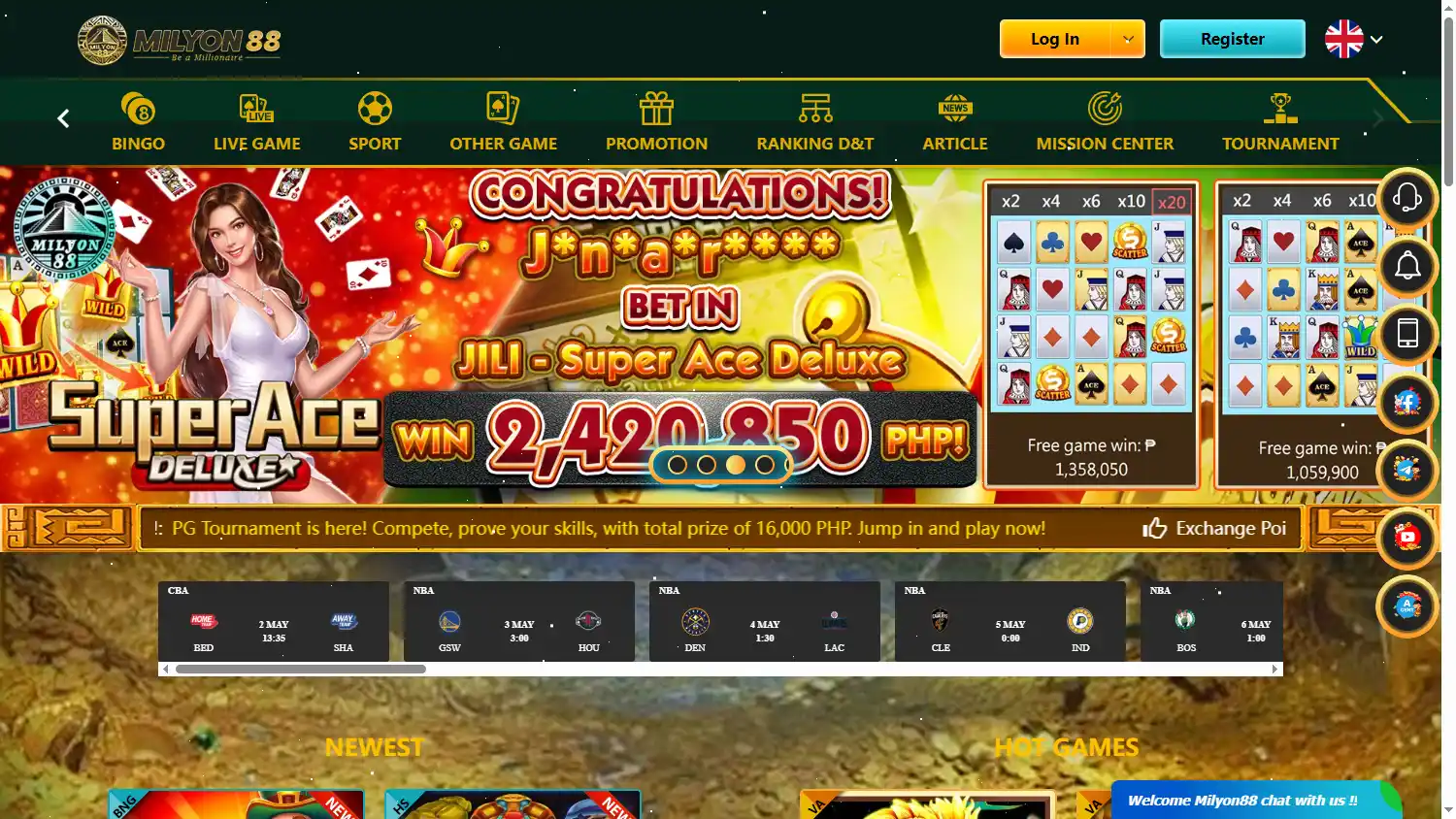 Milyon88 Casino screenshot 1
