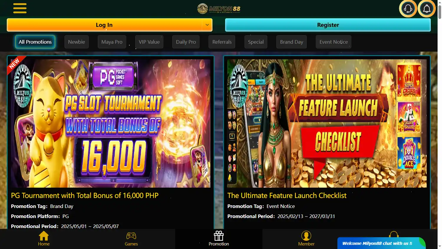 Milyon88 Casino screenshot 3