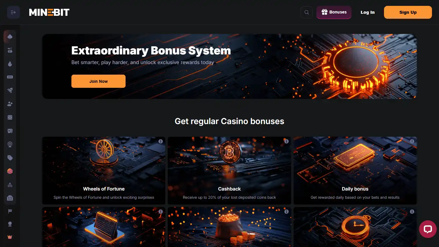 MineBit Casino screenshot 3