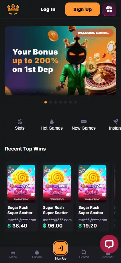 MineBit Casino screenshot 4