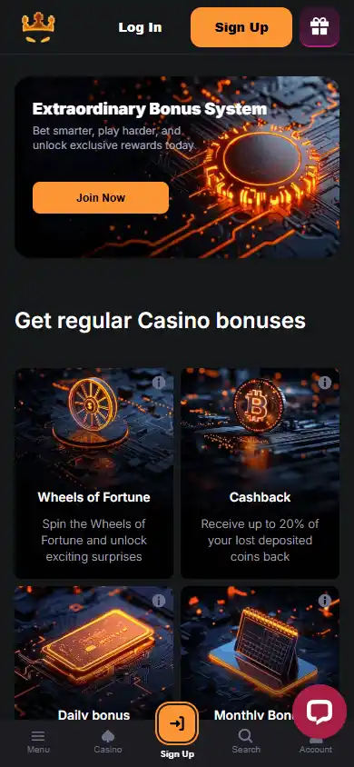MineBit Casino screenshot 6