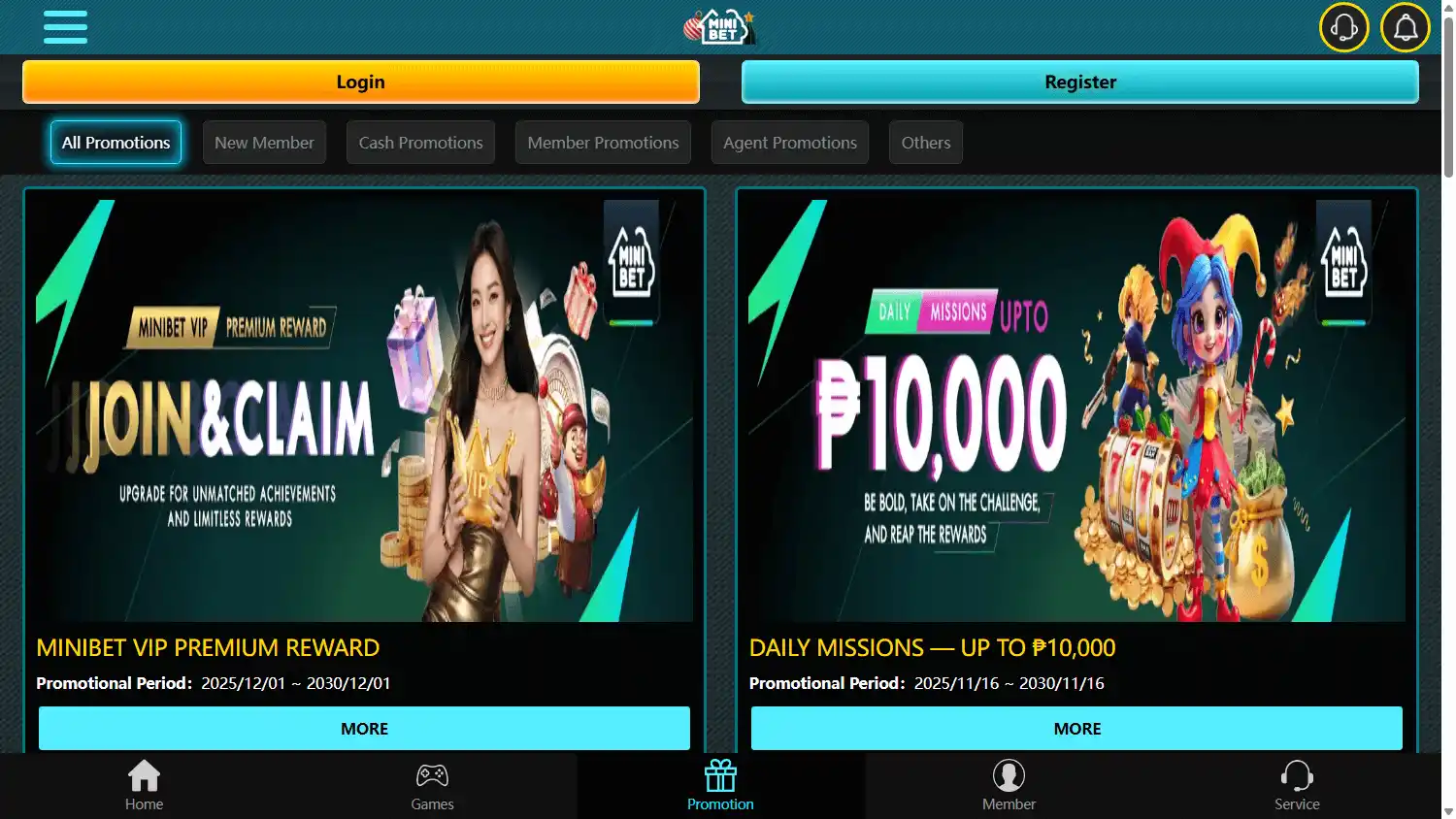 MINIBET Casino screenshot 3