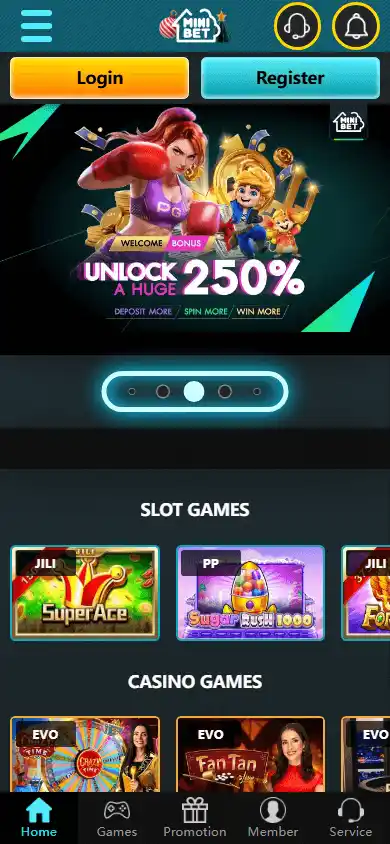 MINIBET Casino screenshot 4