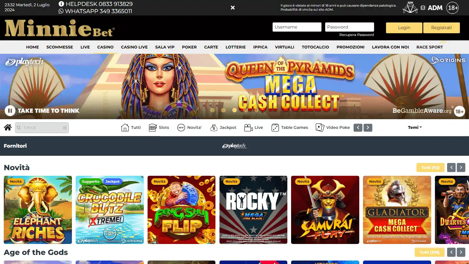 MinnieBet Casino screenshot 2
