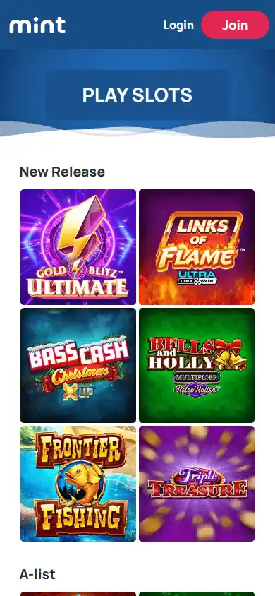 MintBingo Casino screenshot 5