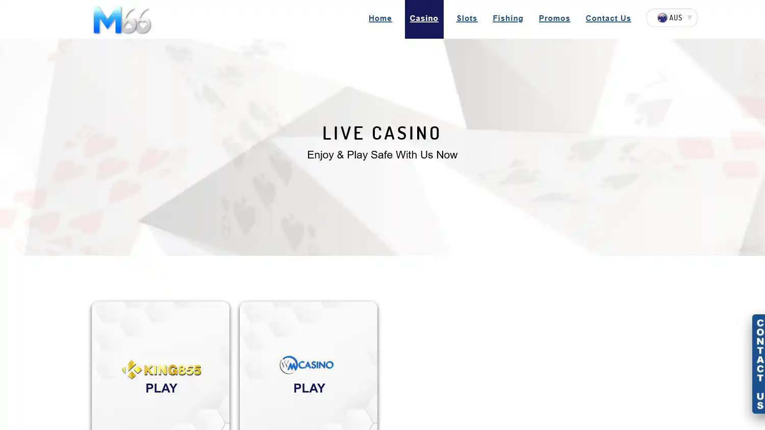 Mirage66 Casino screenshot 1