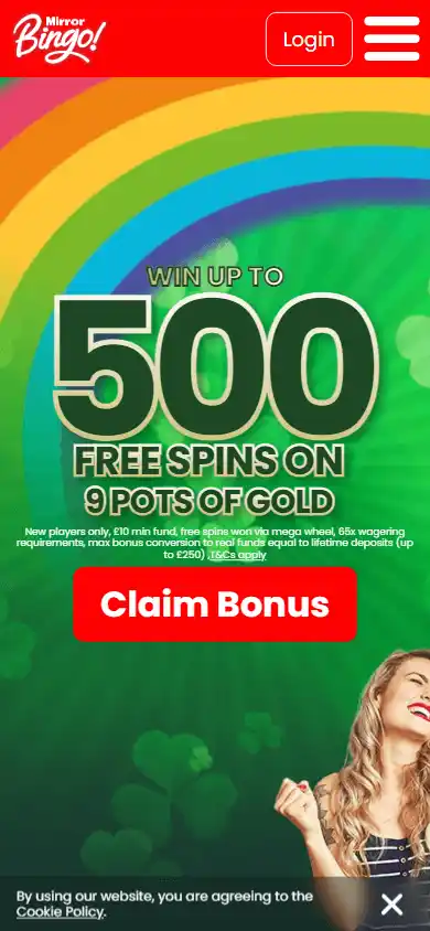 Mirror Bingo Casino IE screenshot 4