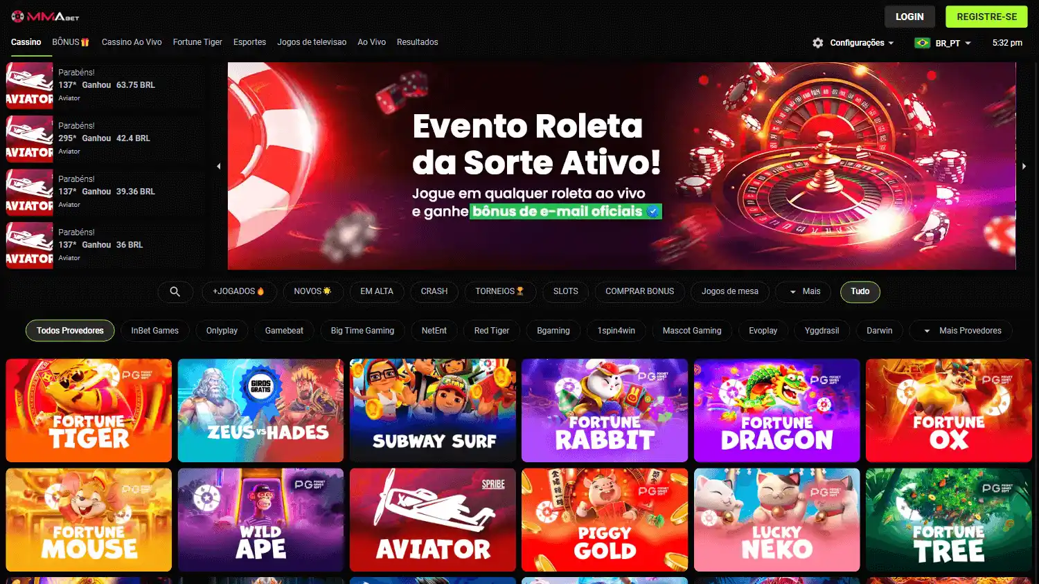 MMAbet Casino screenshot 1