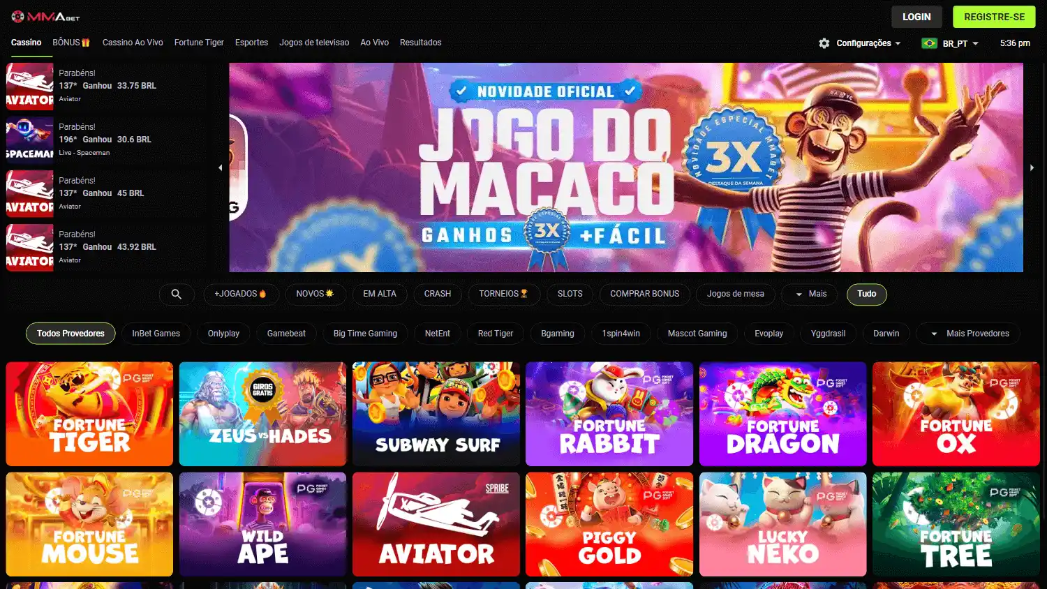 MMAbet Casino screenshot 2
