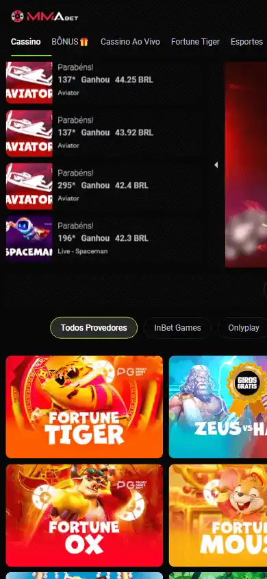 MMAbet Casino screenshot 3