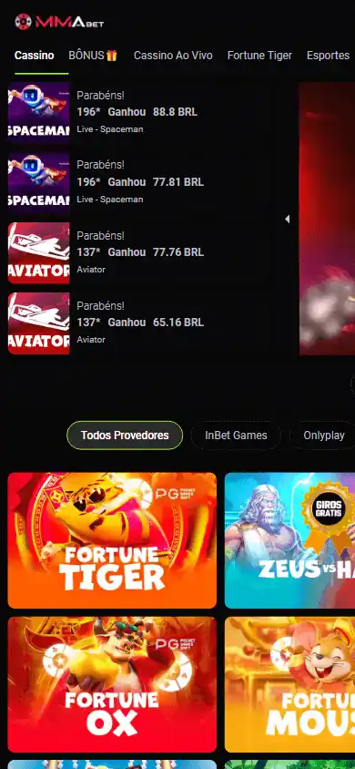 MMAbet Casino screenshot 4
