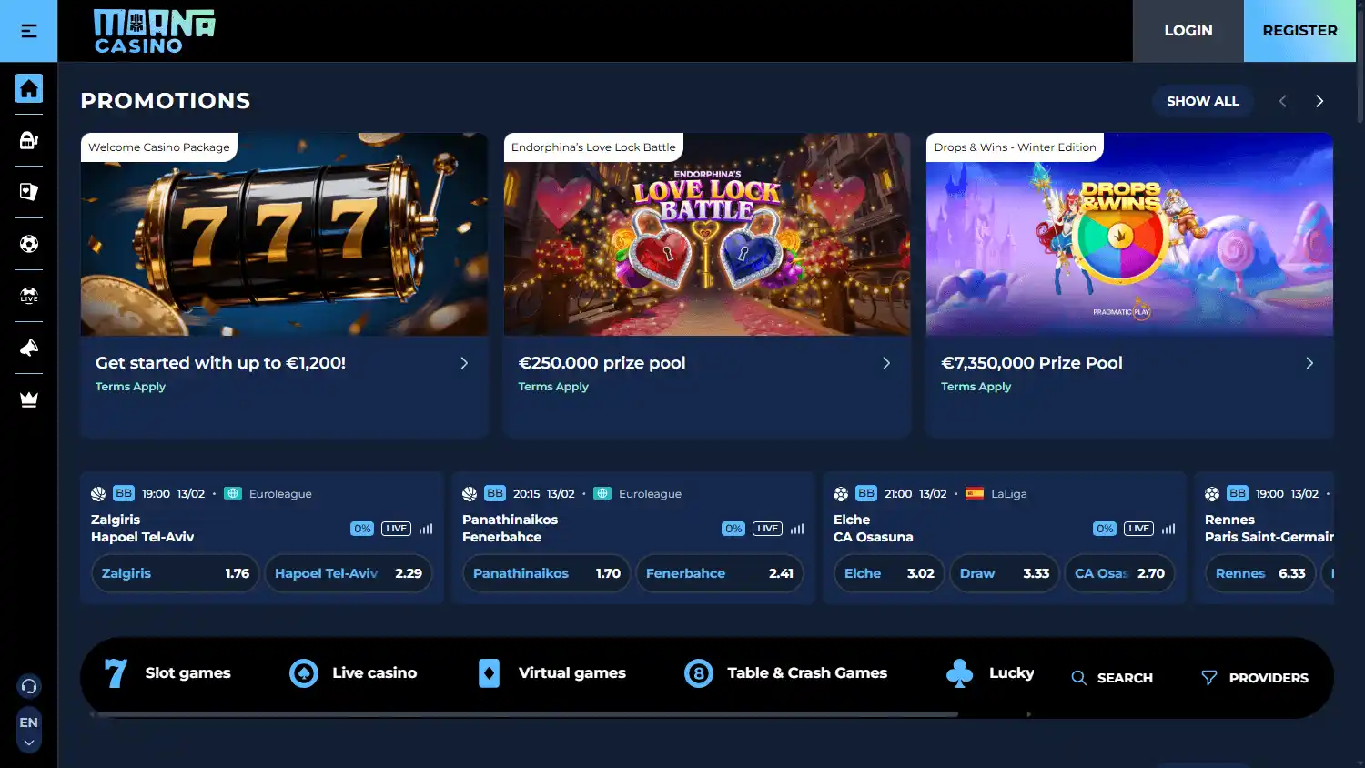 Moana Casino screenshot 1