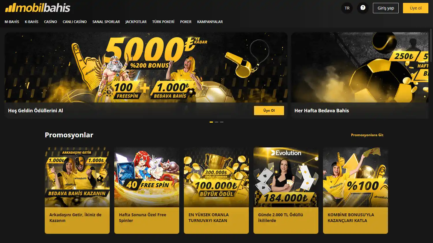 Mobil Bahis Casino screenshot 1