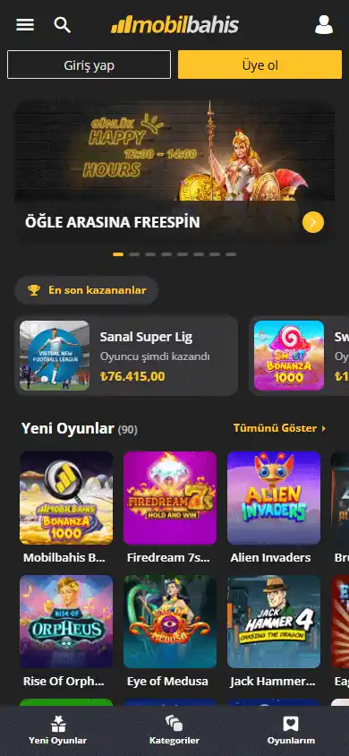 Mobil Bahis Casino screenshot 4