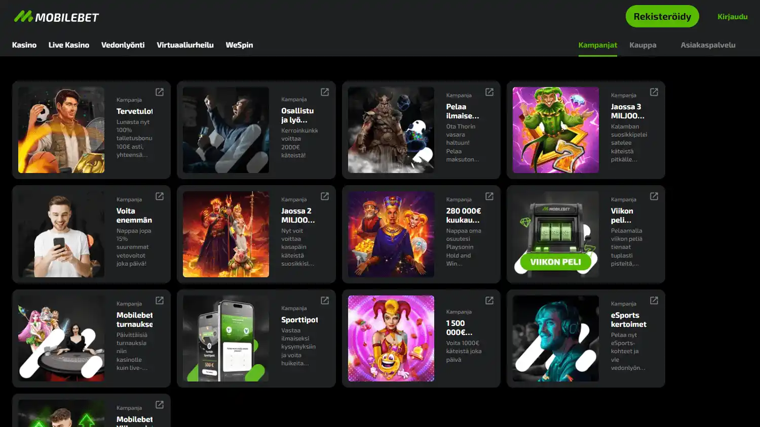 Mobilebet Casino screenshot 2