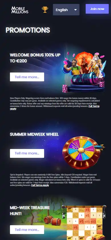 MobileMillions Casino screenshot 6