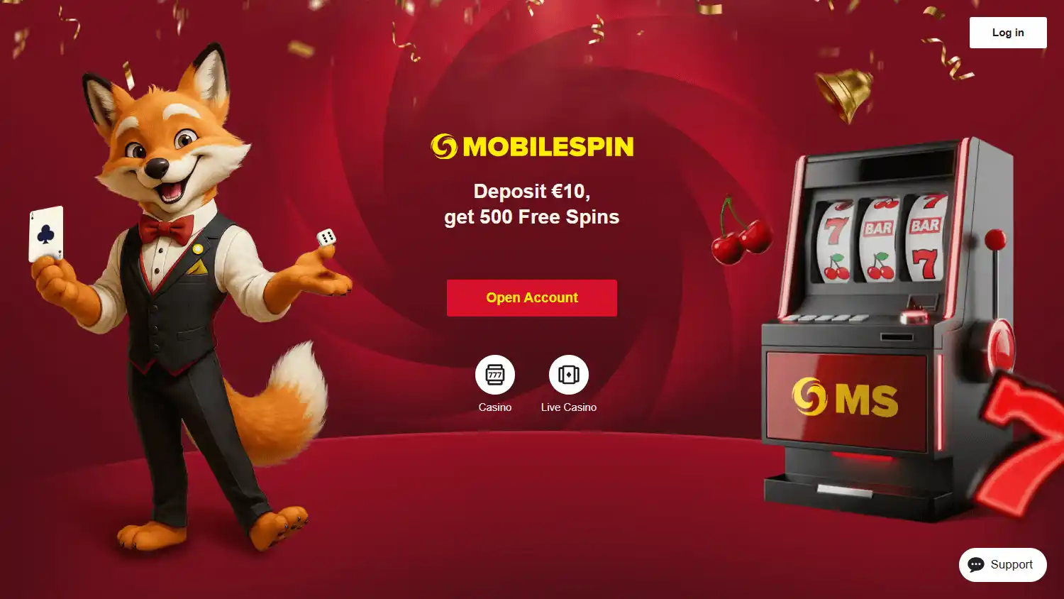 Mobilespin Casino screenshot 1
