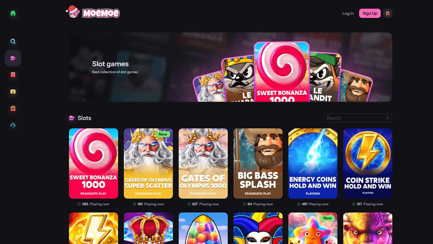 MoeMoe Casino screenshot 2