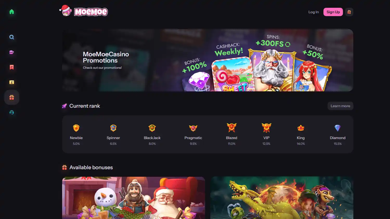 MoeMoe Casino screenshot 3