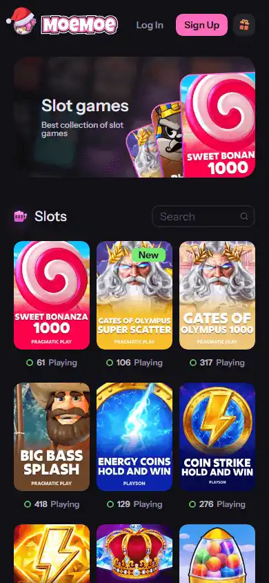 MoeMoe Casino screenshot 5