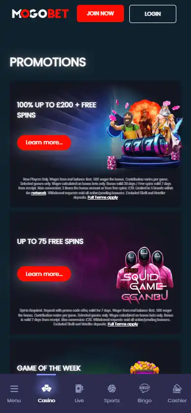 Mogobet Casino screenshot 6