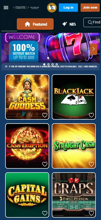 Mohegan Casino screenshot 4