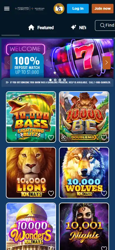Mohegan Casino screenshot 5
