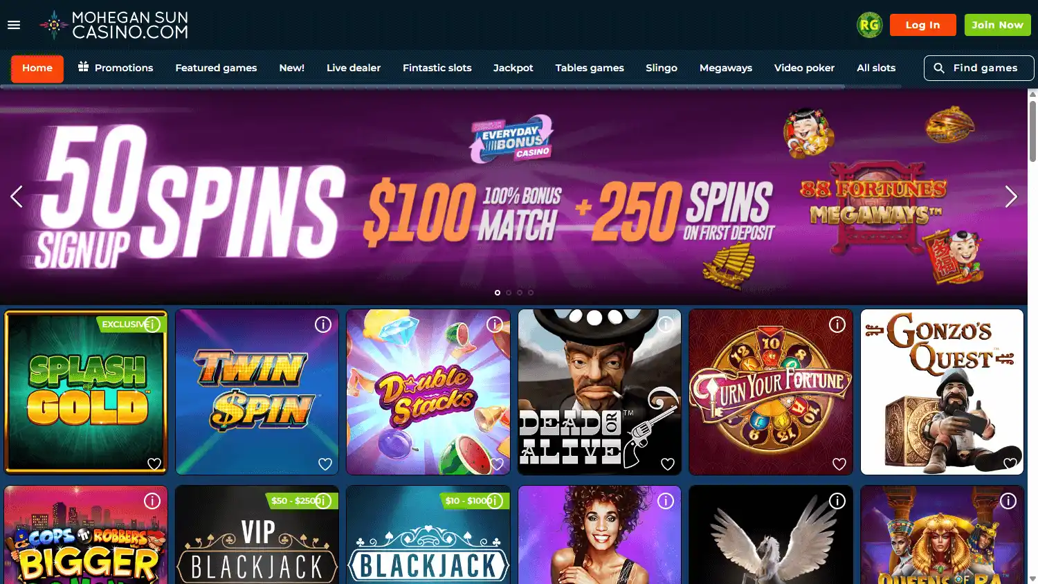 Mohegan Sun Casino screenshot 1
