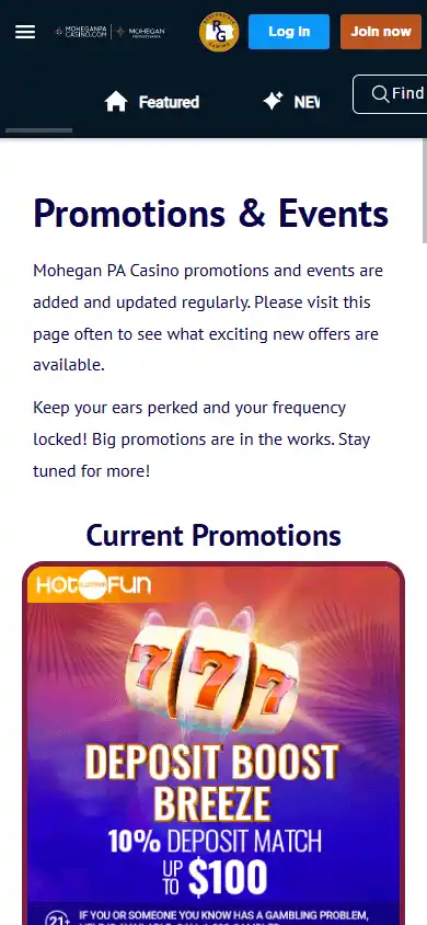 Mohegan Sun Casino screenshot 7
