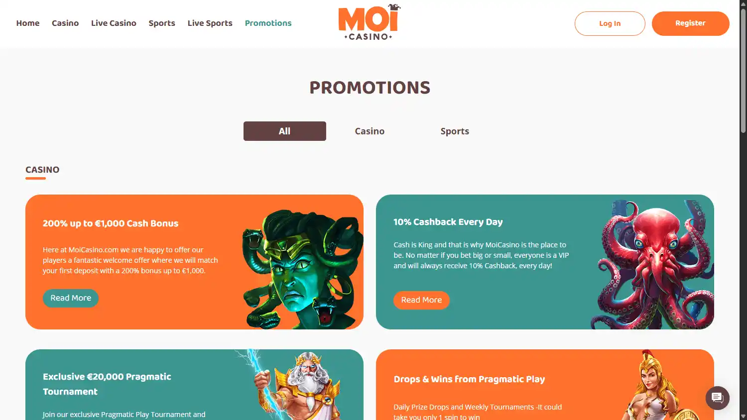 MoiCasino screenshot 3