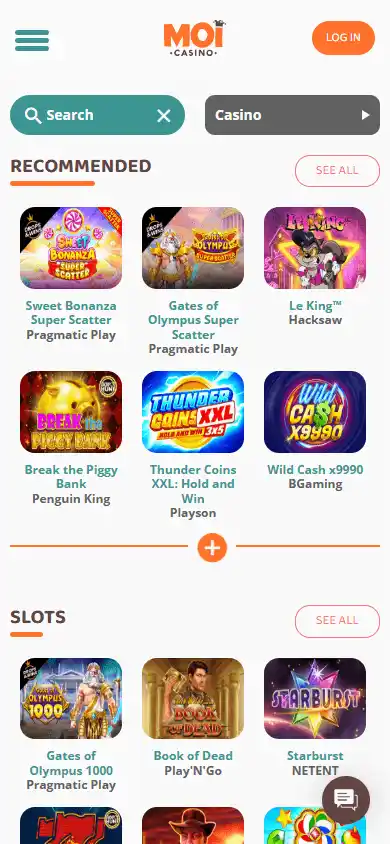 MoiCasino screenshot 5