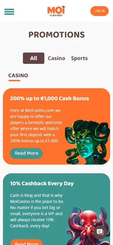 MoiCasino screenshot 6