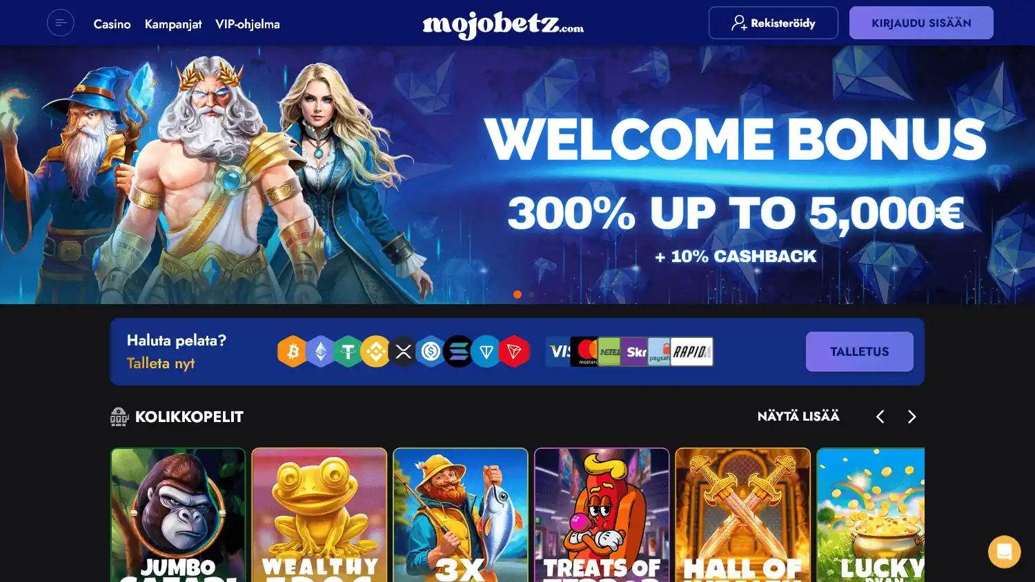 Mojobetz Casino screenshot 1