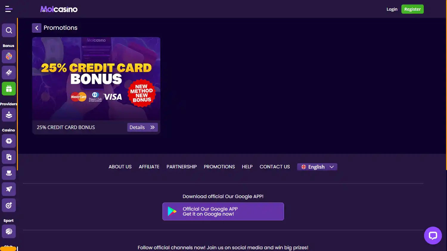 MolCasino screenshot 3