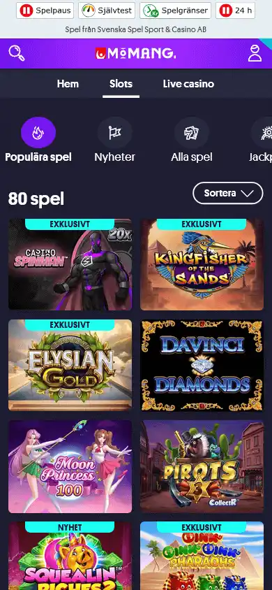 Momang Casino screenshot 3