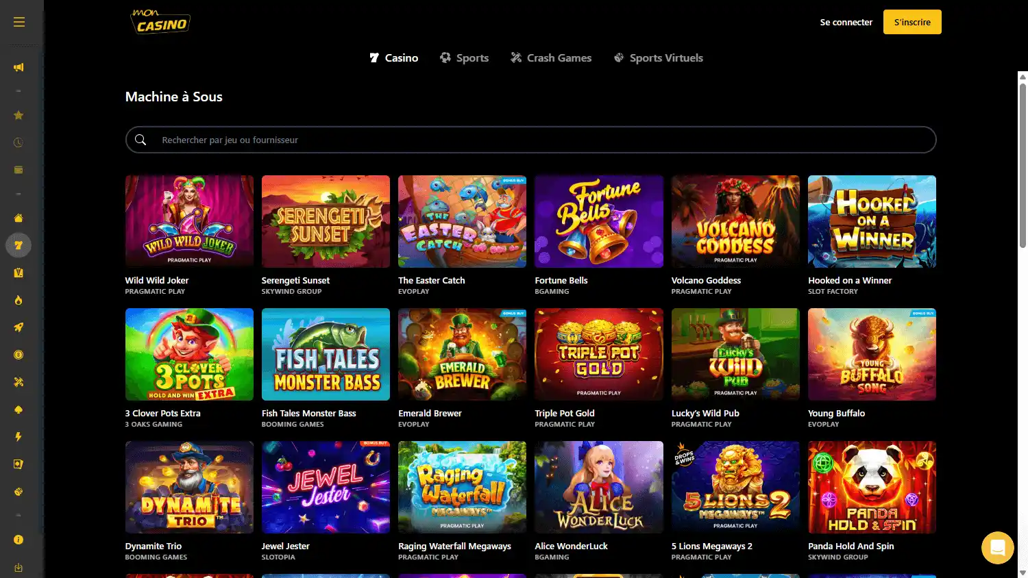 Moncasino screenshot 2