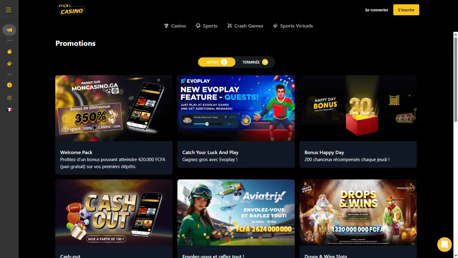 Moncasino screenshot 3