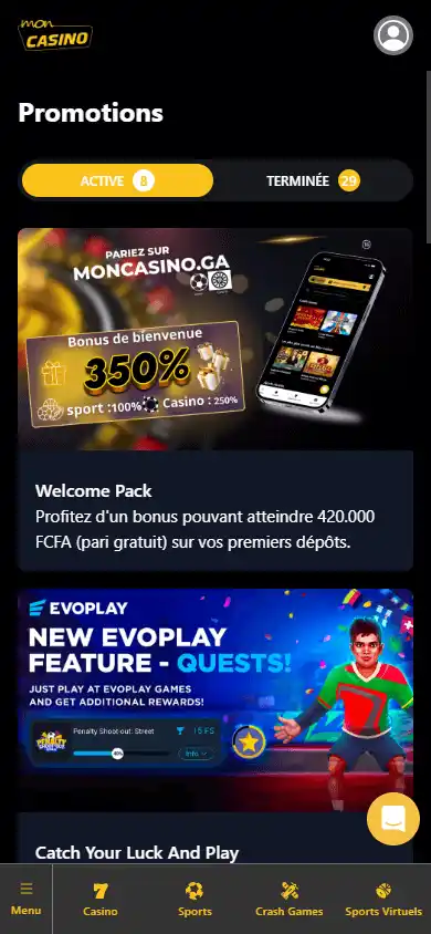 Moncasino screenshot 6